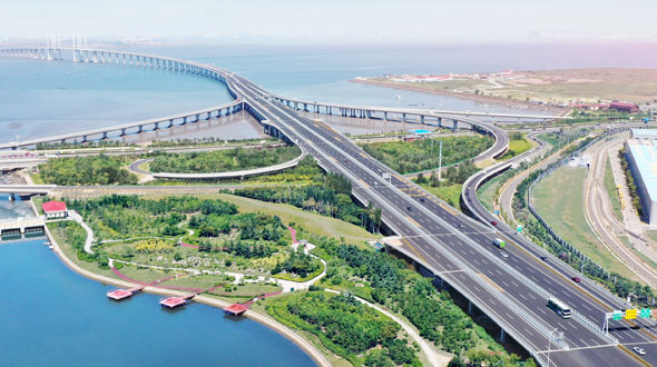 胶州湾大桥青岛端接线工程